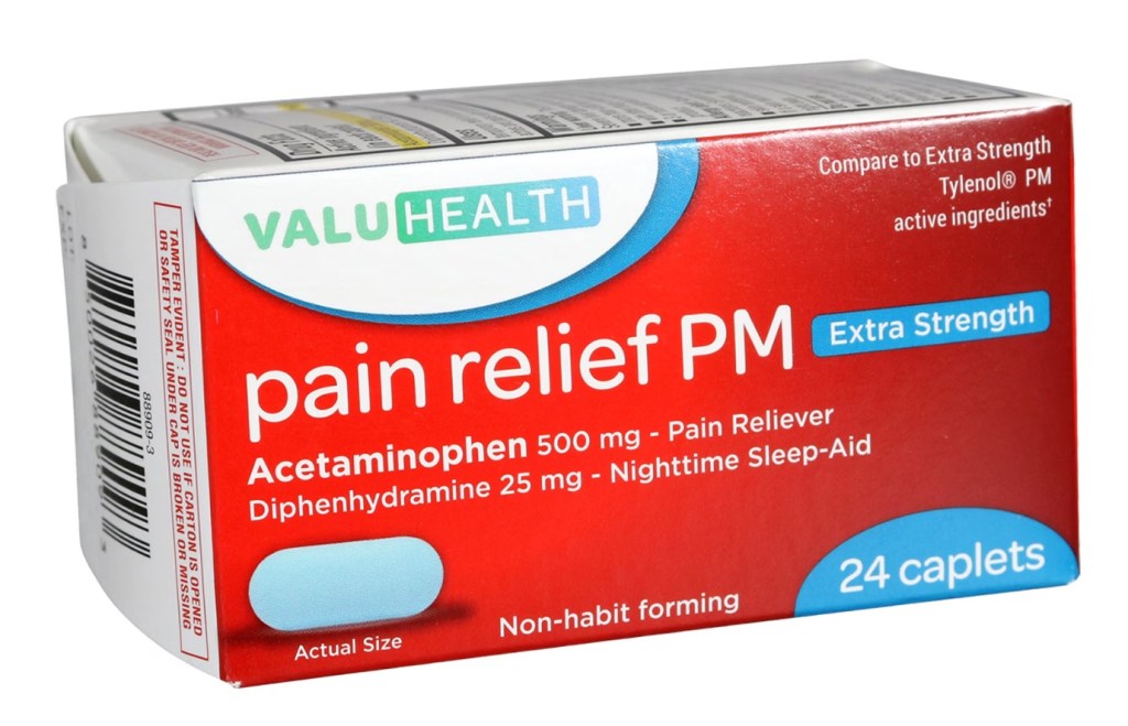 Dollar Tree's Valuhealth Pain Relief PM